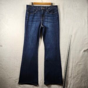 Levi Strauss Signature Mens Mid Rise Bootcut Jeans Dark Wash‎ Blue Size 10